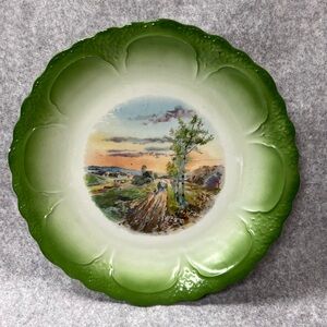 Three Crown China Hand Painted Platter